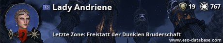 Signatur von Lady Andriene