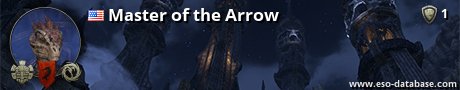 Signatur von Master of the Arrow