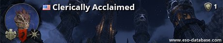 Signatur von Clerically Acclaimed