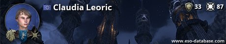 Signatur von Claudia Leoric