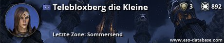 Signatur von Telebloxberg die Kleine