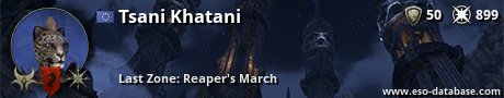 Signatur von Tsani Khatani