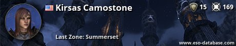 Signatur von Kirsas Camostone