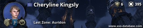 Signatur von Cheryline Kingsly