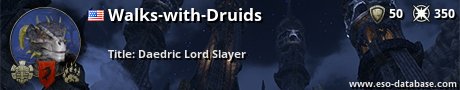 Signatur von Walks-with-Druids