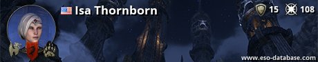 Signatur von Isa Thornborn
