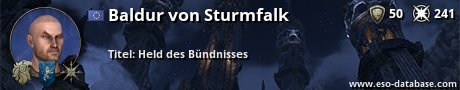 Signatur von Baldur von Sturmfalk