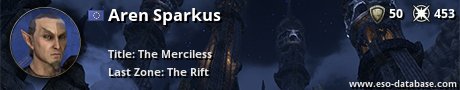 Signatur von Aren Sparkus