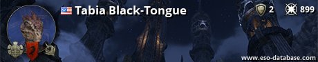 Signatur von Tabia Black-Tongue