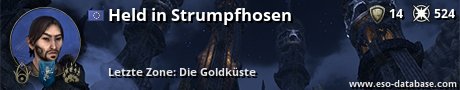 Signatur von Held in Strumpfhosen