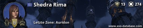 Signatur von Shedra Rima