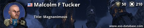 Signatur von Malcolm F Tucker