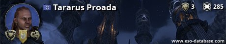 Signatur von Tararus Proada