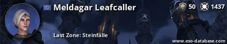 Signatur von Meldagar Leafcaller