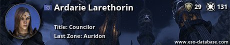 Signatur von Ardarie Larethorin