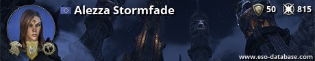 Signatur von Alezza Stormfade