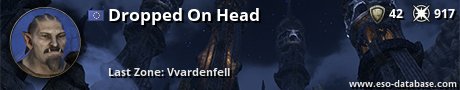 Signatur von Dropped On Head