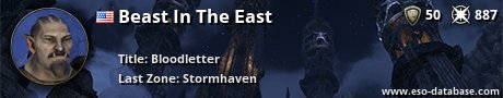 Signatur von Beast In The East