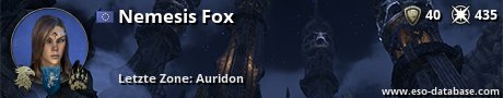 Signatur von Nemesis Fox