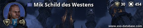 Signatur von Mik Schild des Westens