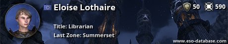 Signatur von Eloise Lothaire