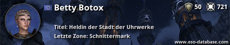 Signatur von Betty Botox