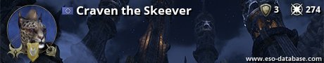 Signatur von Craven the Skeever