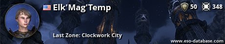 Signatur von Elk'Mag'Temp