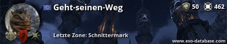 Signatur von Geht-seinen-Weg