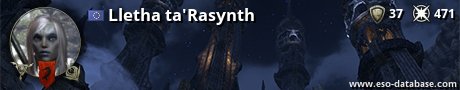 Signatur von Lletha ta'Rasynth