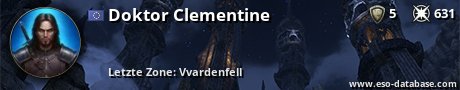 Signatur von Doktor Clementine