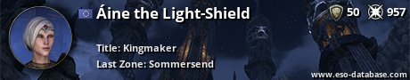 Signatur von Áine the Light-Shield