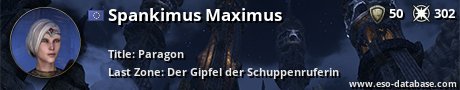 Signatur von Spankimus Maximus
