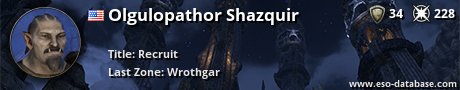 Signatur von Olgulopathor Shazquir