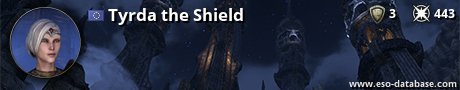 Signatur von Tyrda the Shield