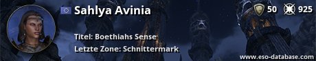 Signatur von Sahlya Avinia