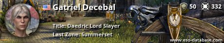 Signatur von Gatriel Decebal