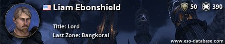 Signatur von Liam Ebonshield