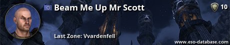 Signatur von Beam Me Up Mr Scott