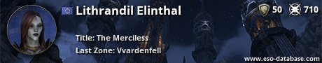 Signatur von Lithrandil Elinthal