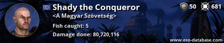 Signatur von Shady the Conqueror