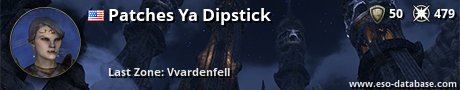 Signatur von Patches Ya Dipstick
