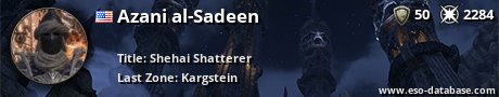 Signatur von Azani al-Sadeen