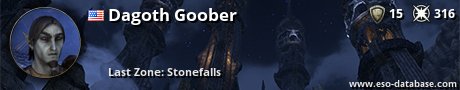 Signatur von Dagoth Goober