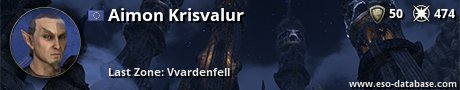 Signatur von Aimon Krisvalur