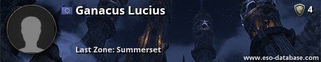 Signatur von Ganacus Lucius