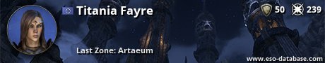 Signatur von Titania Fayre