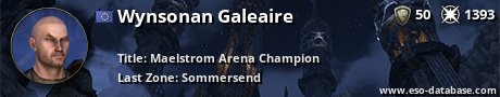 Signatur von Wynsonan Galeaire