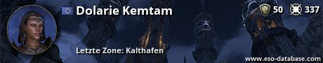 Signatur von Dolarie Kemtam