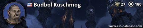 Signatur von Budbol Kuschmog